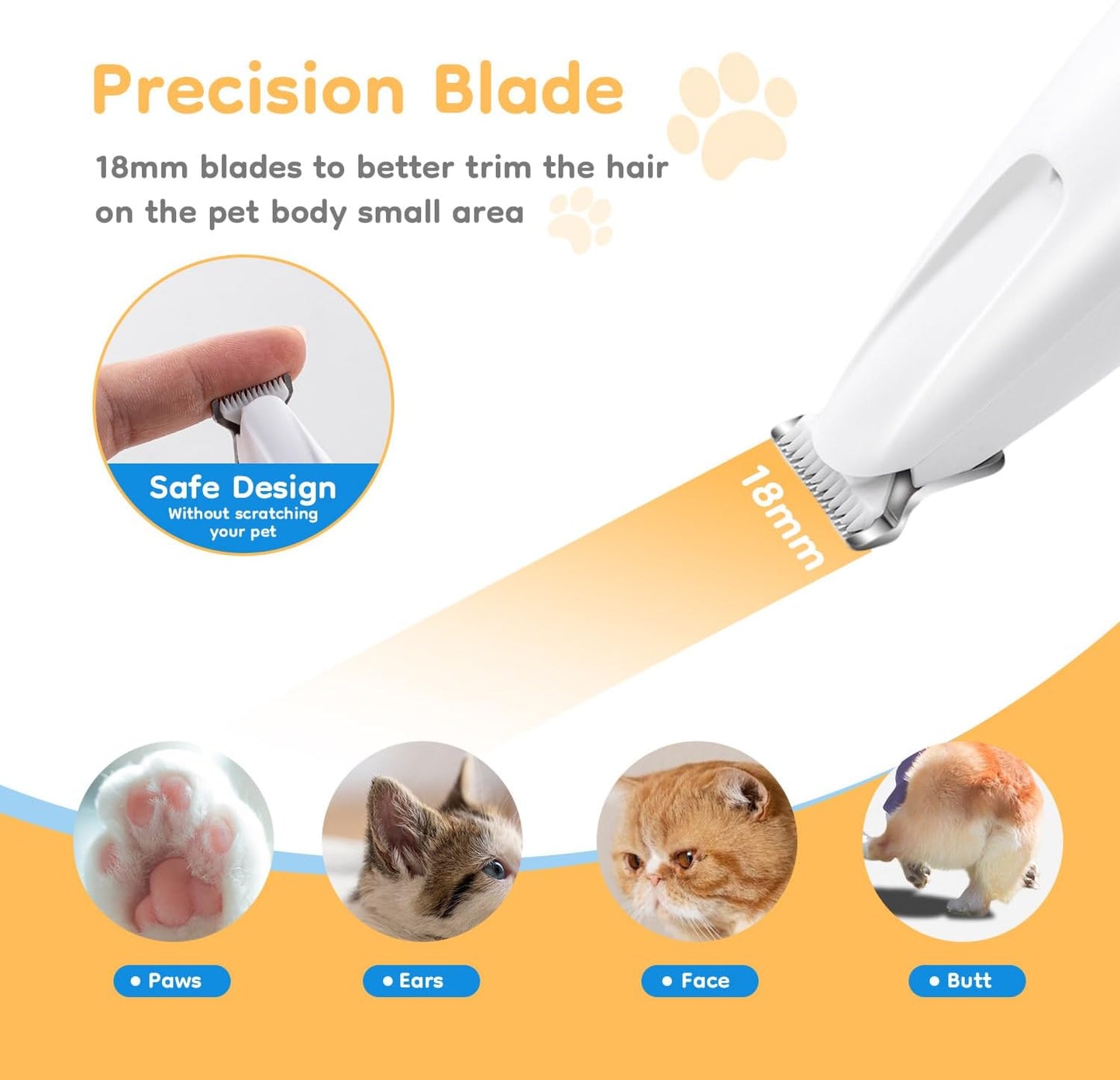Precision Pet Paw Shaver
